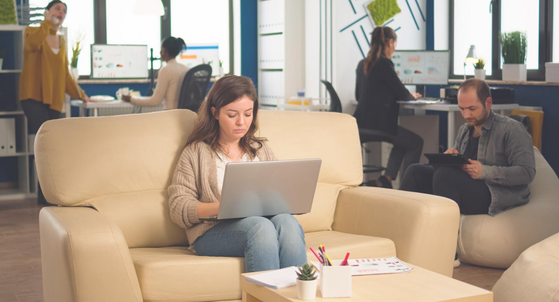 Interactive business case study session with financial planning materials